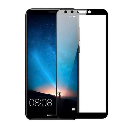 Захисне скло Full screen PowerPlant для Huawei Y9 (2018), Black, фото 1
