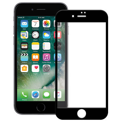 Захисне скло Full screen PowerPlant для Apple iPhone 7/8, Black, фото 1