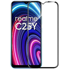 Захисне скло Full screen PowerPlant для Realme C25Y