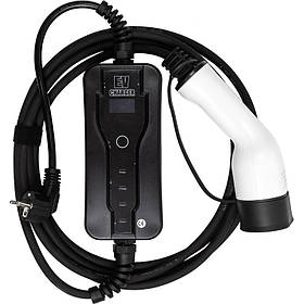 Зарядний пристрій для електромобілів HiSmart Type 2 - Schuko (220V), 16A, 3.6кВт, 1-фазний, 5м