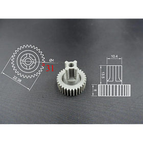 Шестірня мультиклапана для кавоварки Saeco 3d дриук
