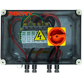 Комунікаційна коробка PV, DC 2 входи - 2 виходи, IP66