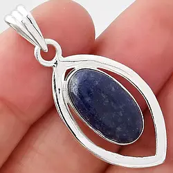 Дюмортьєрит срібний кулон, 036ПД