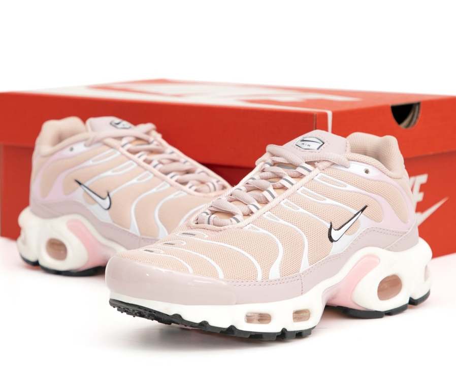 Жіночі кросівки Nike Air Max Tn Plus Pink Найк Аір Макс Плюс ТН пудрові світло рожеві Woman 36-41