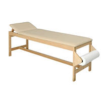 Дерев’яна кушетка для лікувальної фізкультури з регульованим підголівником