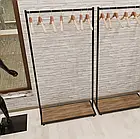 Торгова стійка "QUAD PLAIN" 1700х900х400мм. Рейл для одягу у магазин, бутік, торговельне обладнання – вішало, фото 7