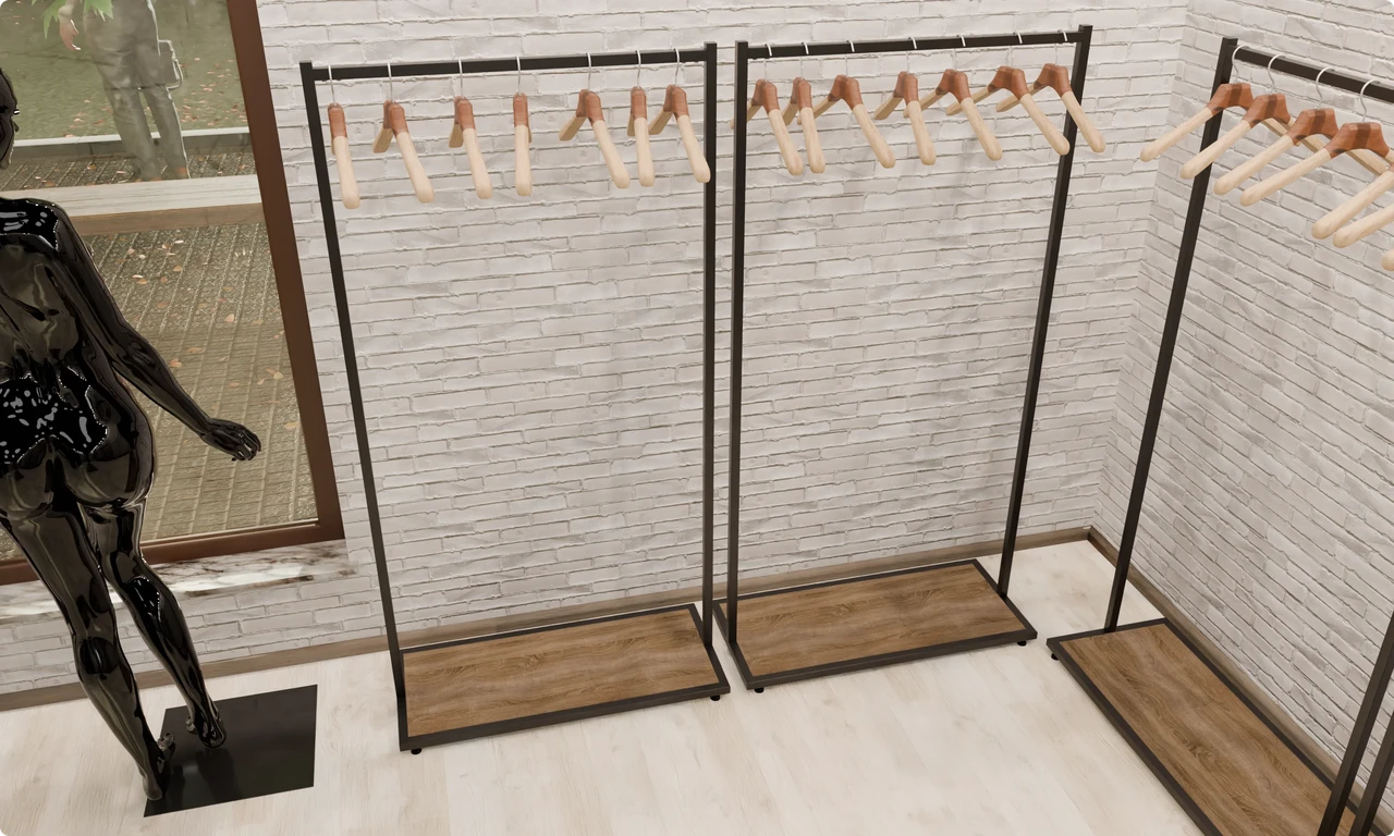 Візуалізація установки обладнання для магазину Візуалізація установки обладнання для магазину