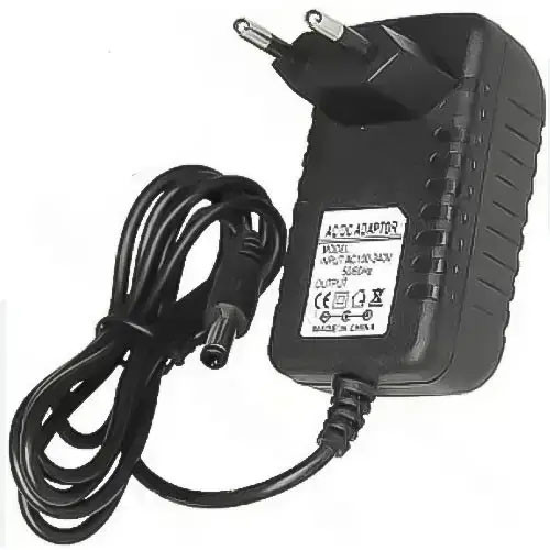 Блок живлення вилковий 2,5/5,5 мм, 12V, 1A, 220В, без індикатору