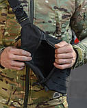Нагрудна тактична сумка під одяг чорна ВТ4734, фото 5