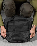 Сумка адміністративна тактична СКГ black ВТ0530, фото 3