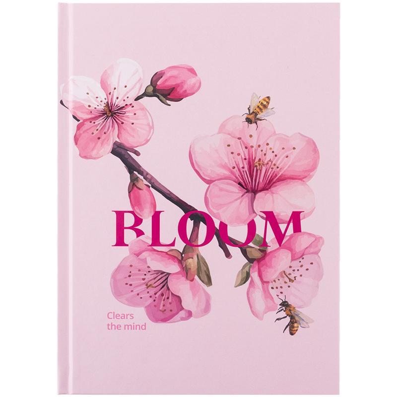 Книга записна Axent Bloom 8459-8-A, А5, 96 аркушів, клітинка, тверда обкладинка