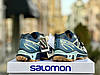 Чоловічі кросівки Salomon XT 6 Adv Dover Blue Gore-Tex Сині Взуття Саломон Лаб XT-6 текстиль нейлон система ВОА gore-tex демісезон, фото 5