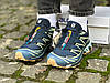 Чоловічі кросівки Salomon XT 6 Adv Dover Blue Gore-Tex Сині Взуття Саломон Лаб XT-6 текстиль нейлон система ВОА gore-tex демісезон, фото 4
