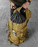 Рюкзак Over Earth 100л рамний cayot ОР1238, фото 7