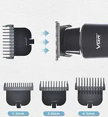 Комбо-набір для стрижки VGR Professional Машинка + тример (V-003-GN+V-937-M-BL), фото 6