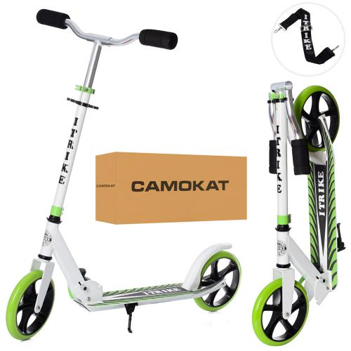 Самокат дорослий складаний ITrike SR 2-010-10-W-GR Білий