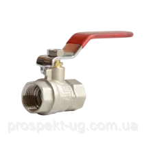 Кран Ду50 (2") ру25 кульовий латунний нікель хром важіль В-В DK Kraft