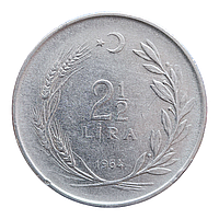 Туреччина 2½ ліри, 1964
