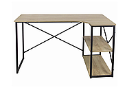 Комп'ютерний письмовий стіл кутовий в стилі Loft 120 см, фото 3