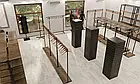 Барабан-експо "Стелла18" 1850х500х500мм, білий. Економпанель для гачків та полиць у магазин взуття та аксесуарів, фото 9