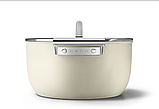 Каструля з двома ручками та кришкою Smeg CKFC2611CRM, фото 5