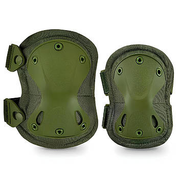 Тактичні наколінники швидкоз'ємні 2шт, Оливковий / Наколінники ЗСУ / Захист на коліна / Захист тактичний
