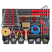 Настінна панель для інструментів з контейнерами ящиками 58х39см, фото 3