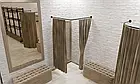 Примірочна настінна кутова, d 22мм (L1000х1000)мм, біла., фото 8