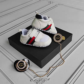 Пінетки кросівки Гуччі для новонароджених