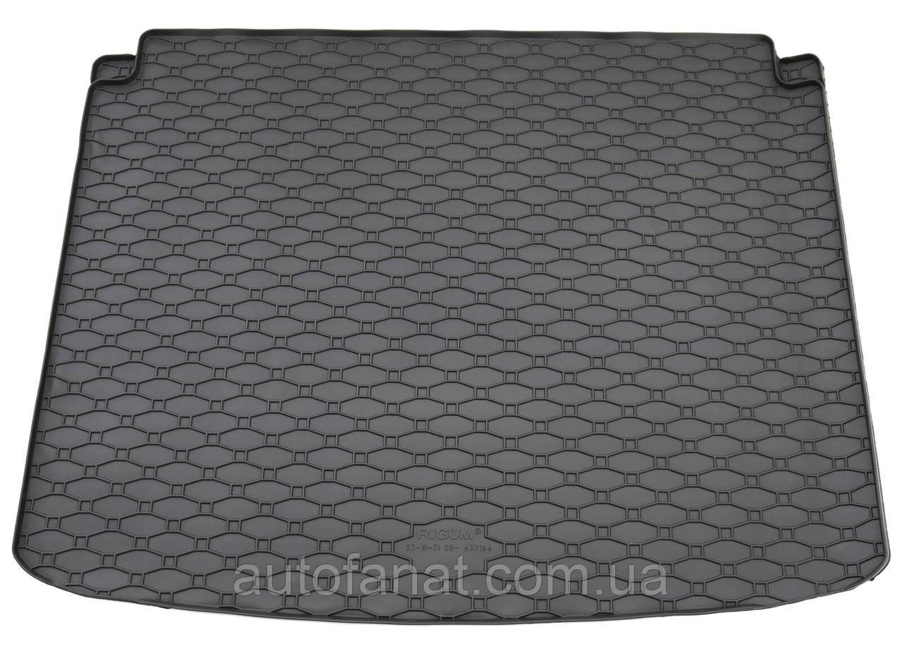 Килимок у багажник VW Tiguan 2007-2016, гумовий Rigum Чехія (437164)