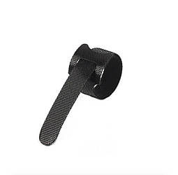 Органайзер кабелю Beus стяжка липучка хомут для дротів 50 штук багаторазові Чорний