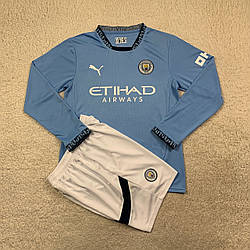Футбольна форма Ман Сіті довгий рукав 2024-25
