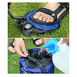 Туристичний душ Naturehike NH17L101-D (11л) Блакитний, фото 6
