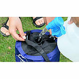 Туристичний душ Naturehike NH17L101-D (11л) Блакитний, фото 7