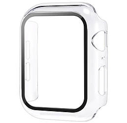 Захисний чохол зі склом Choice для Apple Watch 44 мм Прозорий