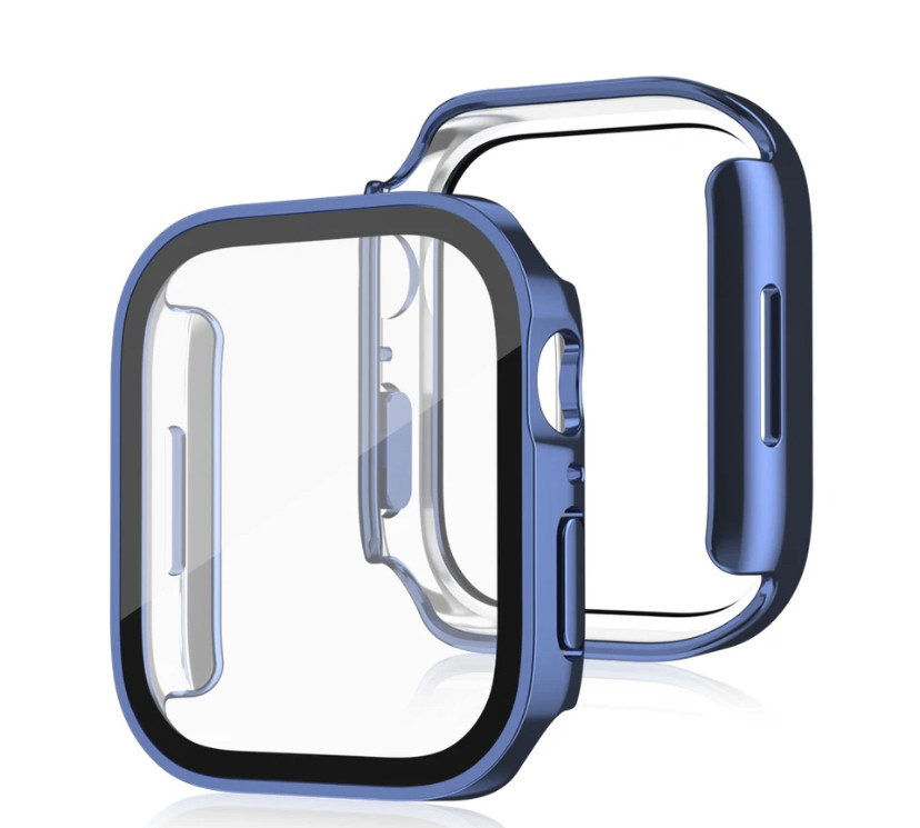 Захисний чохол зі склом Choice 2 для Apple Watch 45 мм Синій