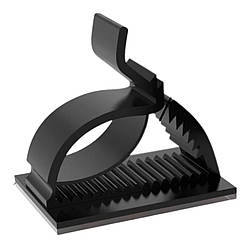 Органайзер кліпса фіксатор кабелю тримач Choice для дроту самоклейний 20 шт S Чорний