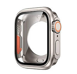 Захисний чохол із захисним склом Choice 3 для Apple Watch 44 мм у стилі Ultra Titanium