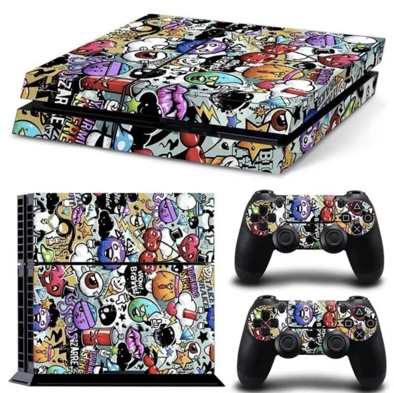 Наклейка PS4 Fat вінілова наклейка Choice для Sony PlayStation PS4 Fat DualShock 4 Brains