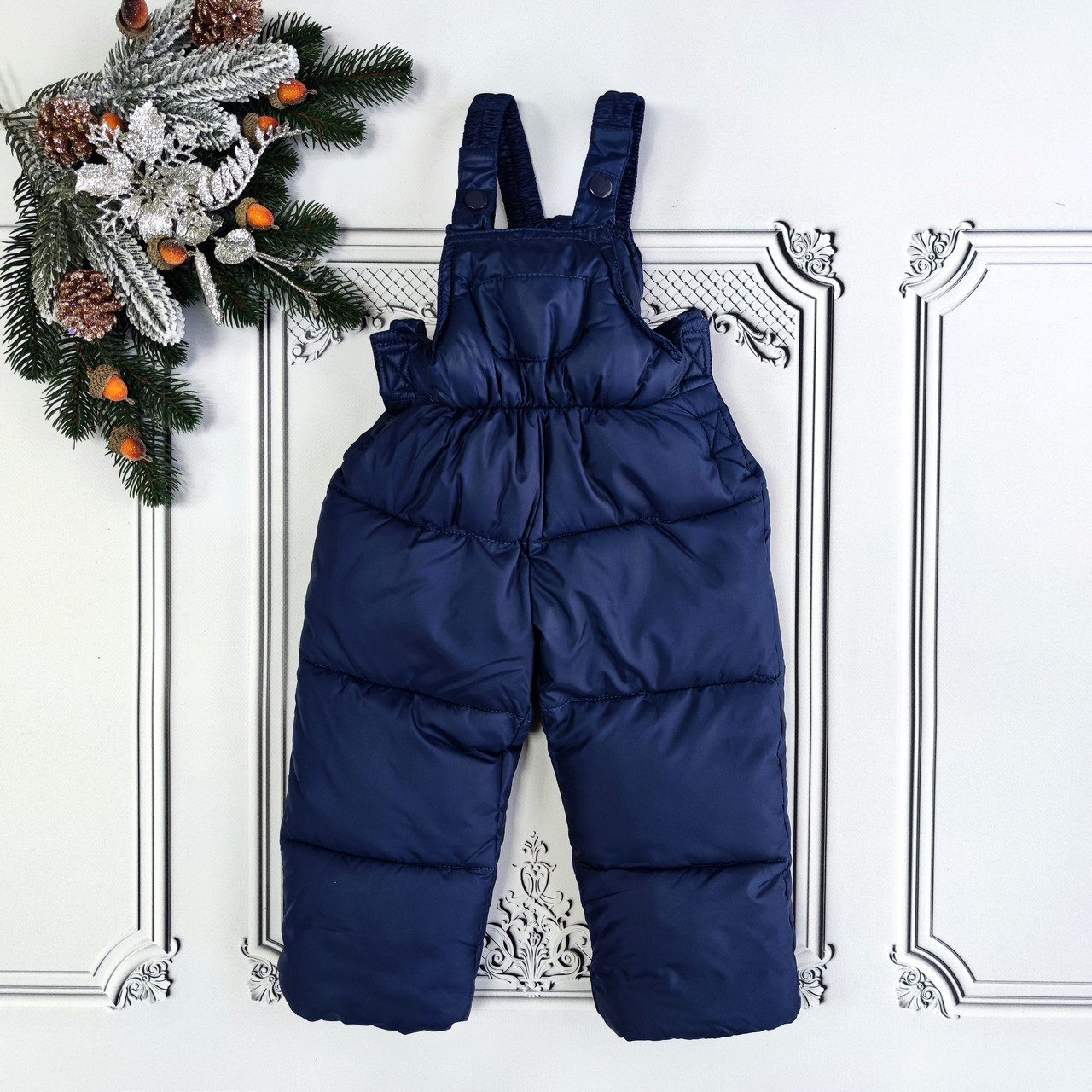 Зимовий теплий дитячий напівкомбінезон