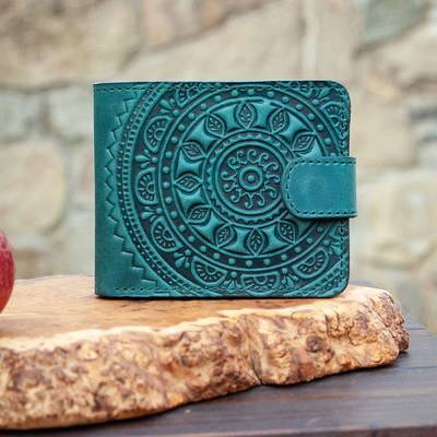 Квіти, сонечко | маленькі жіночі шкіряні гаманці