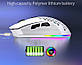 Миша бездротова HXSJ Т28 з акумулятором і RGB-підсвіткою 2,4G + Bluetooth White, фото 4