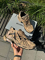 Жіночі бежеві кросівки Balenciaga Runner Trainer Nylon Beige x Баленсіага 36