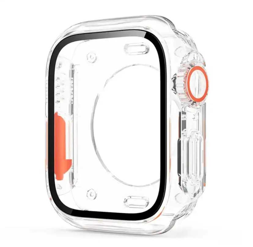 Захисний чохол із захисним склом Choice 3 для Apple Watch 40 мм у стилі Ultra Прозорий
