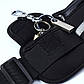 Сумка для бігу на пояс RunningBag з кишенею на пляшку Black (HbP0506201), фото 4
