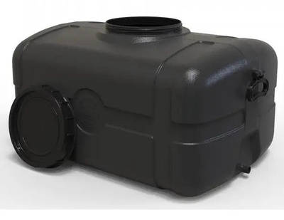 Ємність прямокутна 105 л технічна Чорна