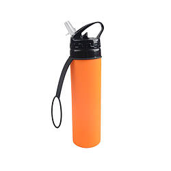 Складана пляшка для води iFDA 600 мл Жовтогарячий (HbP050354)