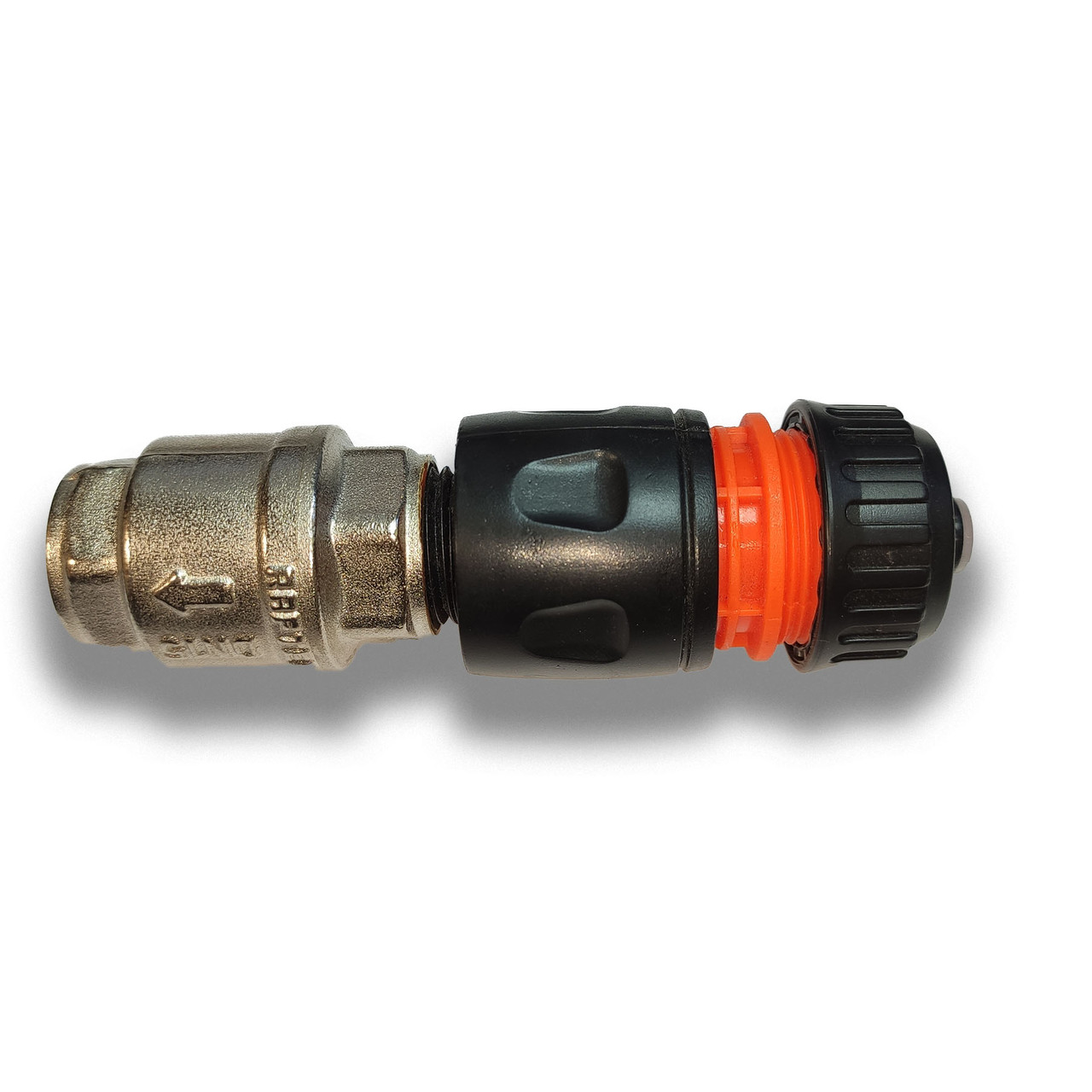 Комплект для підключення шланга 1/2"-5/8" 12,5-15мм до бака для літнього душу 1/2"
