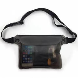 Водонепроникна сумка/чохол EasyWay для грошей/телефона/документів Чорна (9921153432)