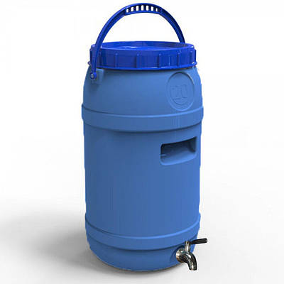 Двошаровий Бідон Літолан 20л харчовий з  нержавіючим краном AISI 304 та дужкою 100% захист від УФ